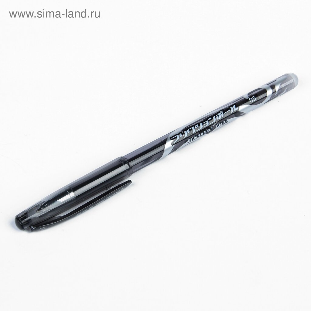 Ручка гелевая со стираемыми чернилами 0,5 мм, стержень чёрный корпус тонированный уп 12 шт от компании Интернет-магазин игрушек "Весёлый кот" - фото 1