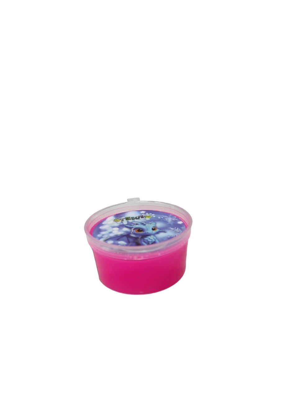 Слайм стекло Розовый неон 50гр от компании Интернет-магазин игрушек "Весёлый кот" - фото 1