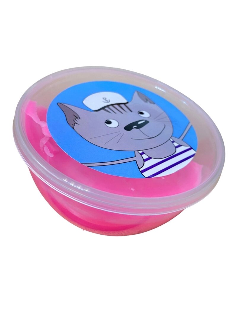 Слайм «Стекло», серия Butter, розовый цвет, 200г от компании Интернет-магазин игрушек "Весёлый кот" - фото 1