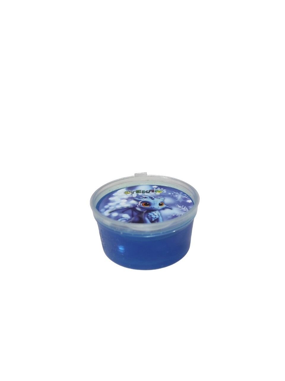 Слайм стекло Синий 50гр от компании Интернет-магазин игрушек "Весёлый кот" - фото 1