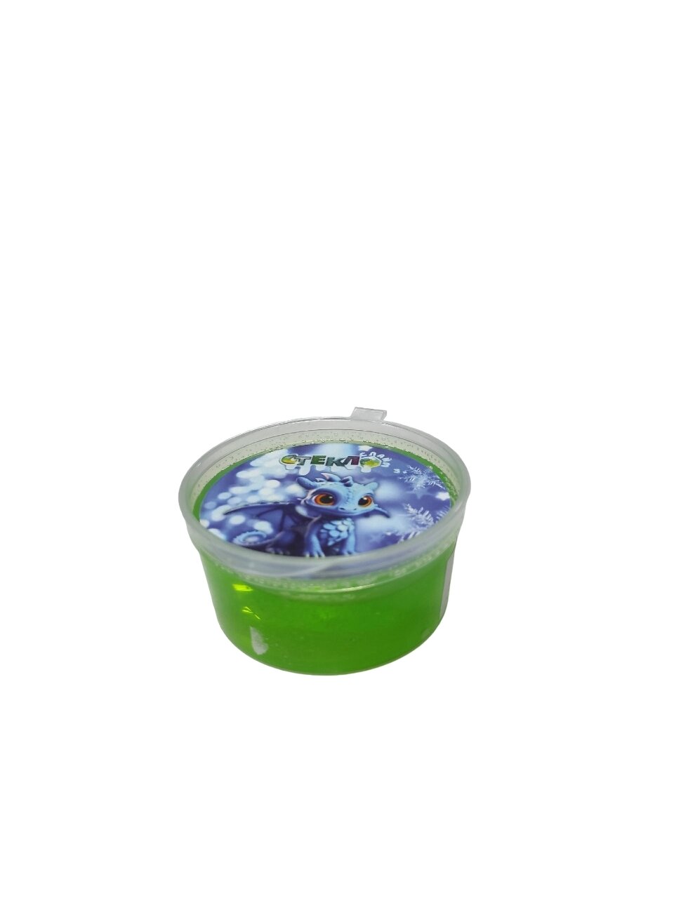 Слайм стекло Зеленый 50гр от компании Интернет-магазин игрушек "Весёлый кот" - фото 1