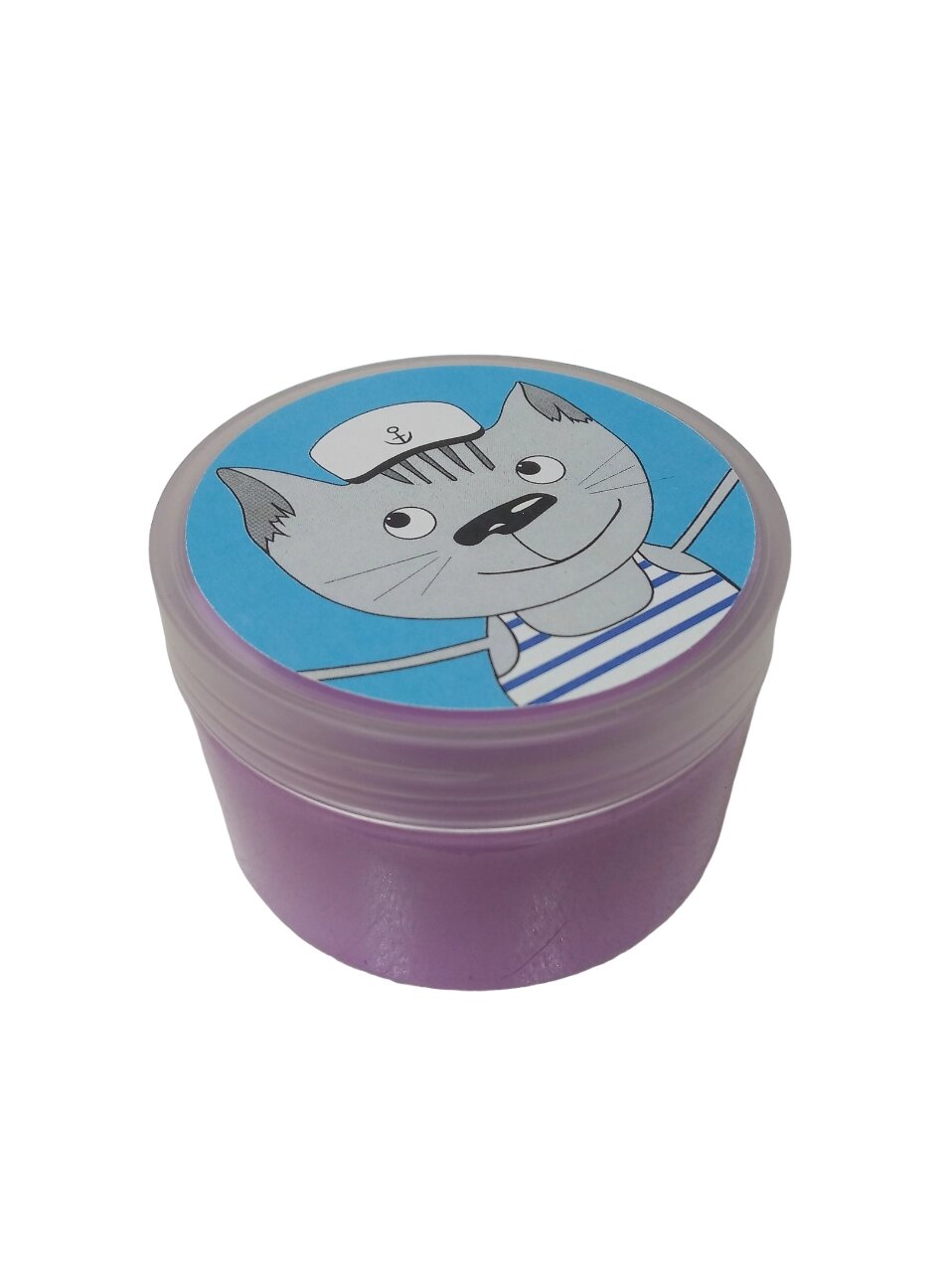 СТМ Слайм "Стекло", серия Butter, фиолетовый цвет, 180 грамм от компании Интернет-магазин игрушек "Весёлый кот" - фото 1