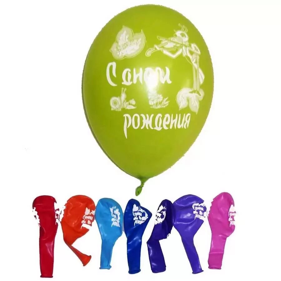 Воздушный шарик (В горошек, Динозавры) от компании Интернет-магазин игрушек "Весёлый кот" - фото 1