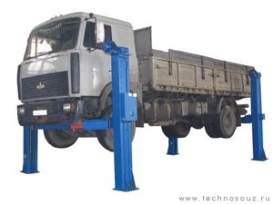 Техносоюз ПС-10 Подъемник стационарный, 4-х ст, г/п 10т (стандарт)