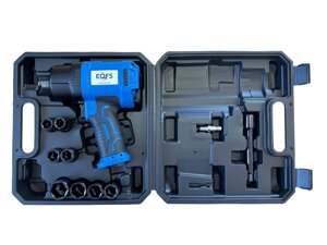 Техносоюз ES-7125K Пневмогайковерт 1/2" + набор головок