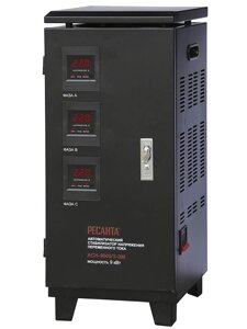 Техносоюз Стабилизатор напряжения РЕСАНТА АСН-9000/3-ЭМ