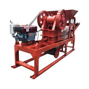 Мобильная щековая дробилка на полозьях PE250x400
