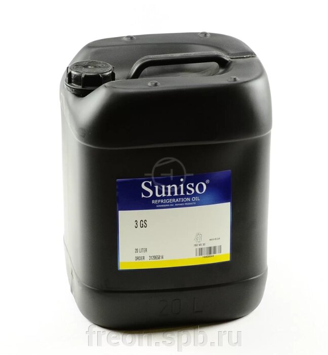 Масло минеральное Suniso 3GS (20 л) от компании Продажа фреона, моющая химия, незамерзающая жидкость оптом и в розницу - фото 1