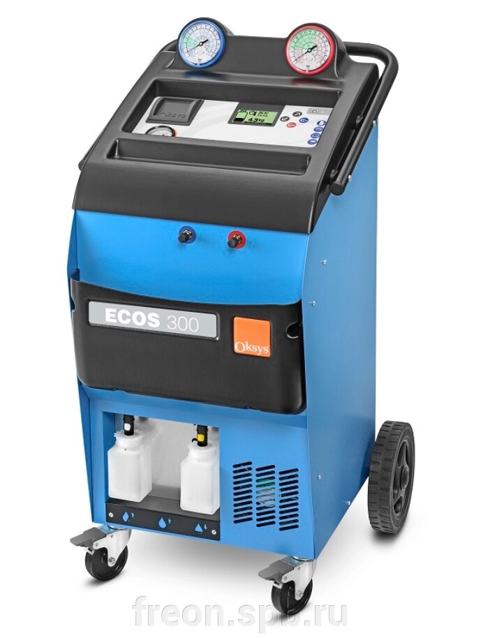 Oksys ECOS 300 Автоматическая установка для заправки автомобильных кондиционеров от компании Продажа фреона, моющая химия, незамерзающая жидкость оптом и в розницу - фото 1