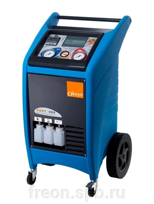 Oksys FAST 202 Автоматическая установка для заправки автомобильных кондиционеров от компании Продажа фреона, моющая химия, незамерзающая жидкость оптом и в розницу - фото 1