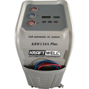 Станция автоматическая для заправки автомобильных кондиционеров KraftWell KRW134A Plus после ремонта
