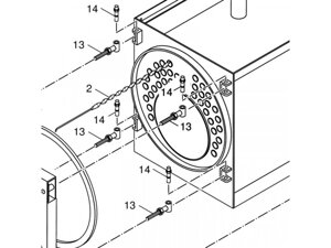 Турбулизатор SK745/SK755 600-730 кВт Bosch/Buderus 87381196330