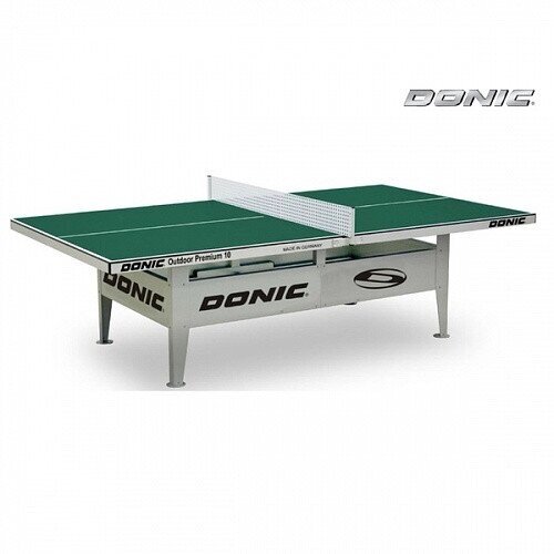 Антивандальный теннисный стол Donic Outdoor Premium 10 зеленый от компании Арсенал ОПТ - фото 1