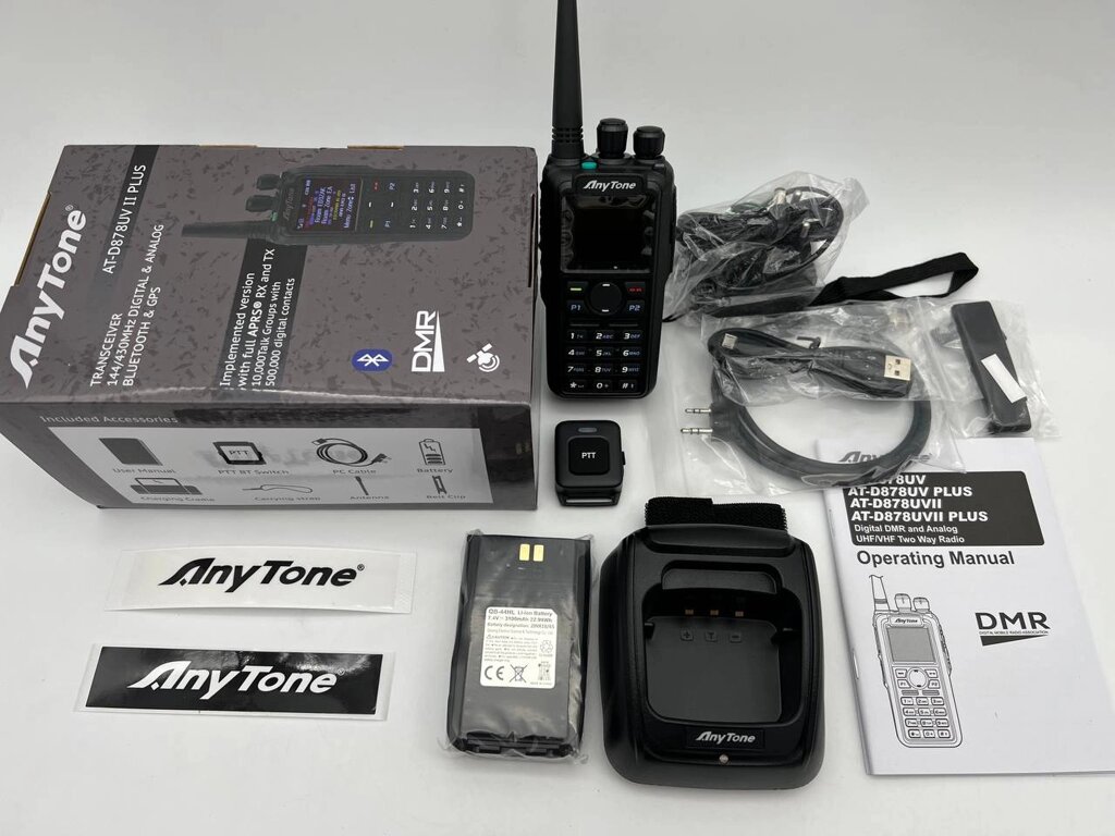 AnyTone DMR AT-D878UV II Plus Портативная аналогово-цифровая радиостанция. оптом от компании Арсенал ОПТ - фото 1