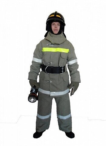 Боевая одежда пожарного из брезента (II уровень защиты) для нач. состава вид А (размер 48-50 / рост 170-176) от компании Арсенал ОПТ - фото 1