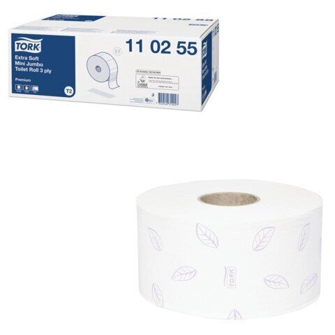 Бумага туалетная 120 м, TORK (Система Т2), комплект 12 шт., Premium, 3-слойная, белая, 110255 от компании Арсенал ОПТ - фото 1