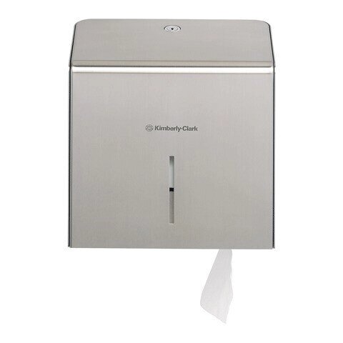 Диспенсер для туалетной бумаги KIMBERLY-CLARK, Мини Jumbo, нержавеющая сталь, бумага 126127, АРТ. 8974 от компании Арсенал ОПТ - фото 1