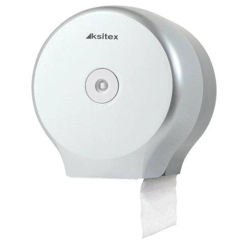 Диспенсер для туалетной бумаги KSITEX, в стандартных рулонах, серебристый, ТН-8127F от компании Арсенал ОПТ - фото 1