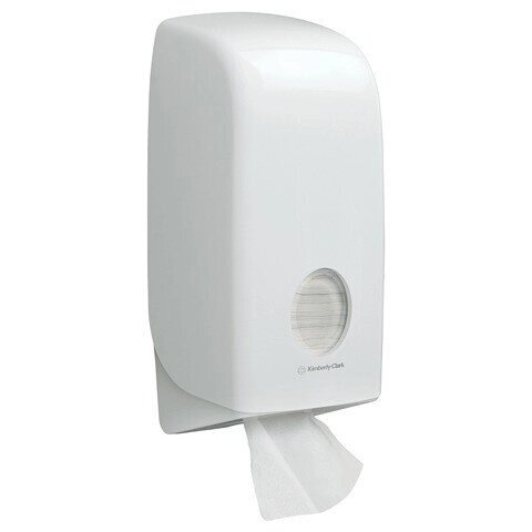 Диспенсер для туалетной бумаги листовой KIMBERLY-CLARK Aquarius, белый, бумага 126128, АРТ. 6946 от компании Арсенал ОПТ - фото 1