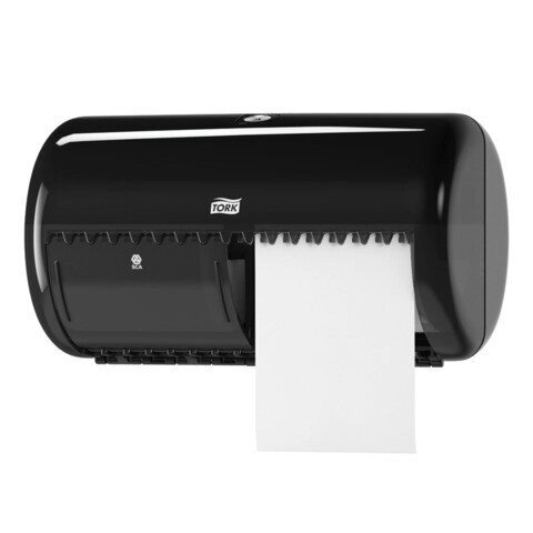 Диспенсер для туалетной бумаги TORK (Система T4) Elevation, черный, 557008 от компании Арсенал ОПТ - фото 1