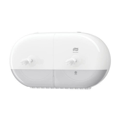 Диспенсер для туалетной бумаги TORK (Система T9) SmartOne, двойной, mini, белый, 682000 от компании Арсенал ОПТ - фото 1