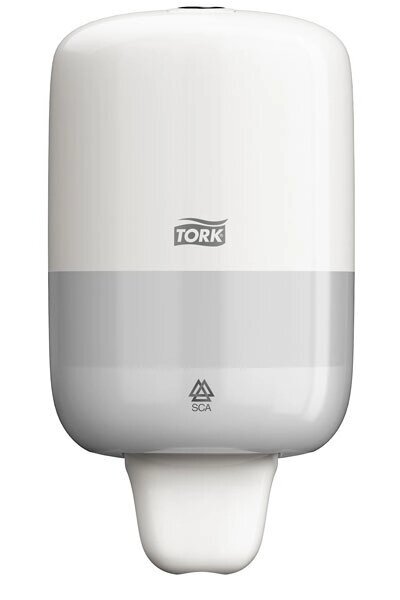 Диспенсер Tork Elevation арт 561000 для жидкого мыла белый мини на 0,475л х1 от компании Арсенал ОПТ - фото 1