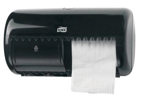Диспенсер Tork Triple Roll 557008 черный для туалетной бумаги на 2 рулона х1 от компании Арсенал ОПТ - фото 1