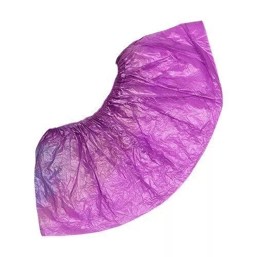 Элегрин, бахилы детские стандарт, фиолетовые, 50 пар от компании Арсенал ОПТ - фото 1