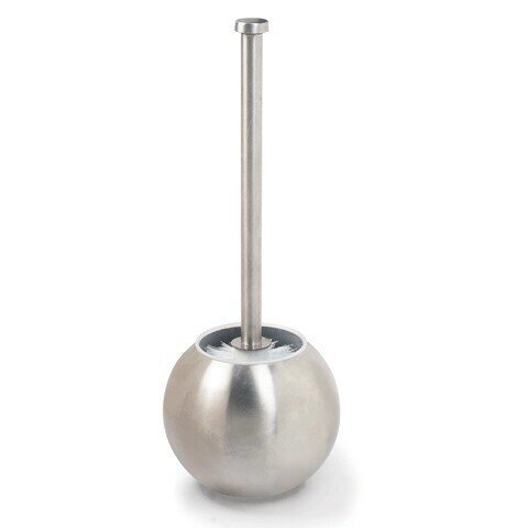 Ерш для унитаза ЛАЙМА, с подставкой в форме шара, нержавеющая сталь, матовый от компании Арсенал ОПТ - фото 1