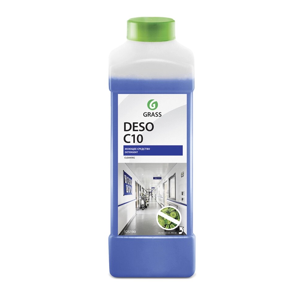 Grass Deso С10 чистящее средство с дезинфицирующим эффектом 1 л от компании Арсенал ОПТ - фото 1