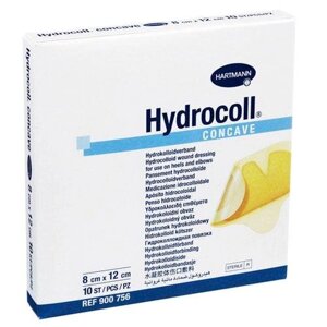 HYDROCOLL concave (9007562) Гидроколлоидные повязки на область локтей и пяток 8х12см 10шт