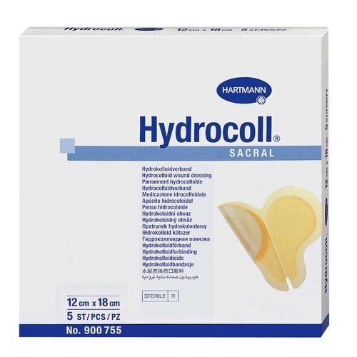 HYDROCOLL sacral (9007552) Гидроколлоидные повязки на область крестца: 12 х 18 см; 5 шт. от компании Арсенал ОПТ - фото 1