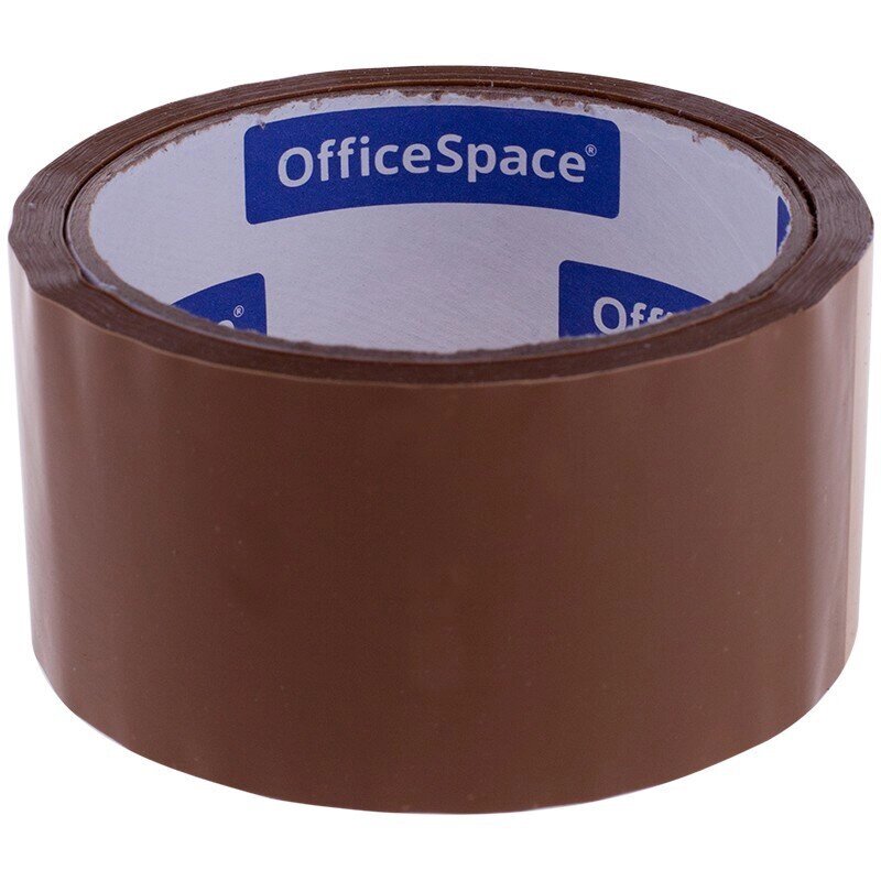 Клейкая лента упаковочная OfficeSpace, 48мм*40м, 38мкм, темная, ШК от компании Арсенал ОПТ - фото 1