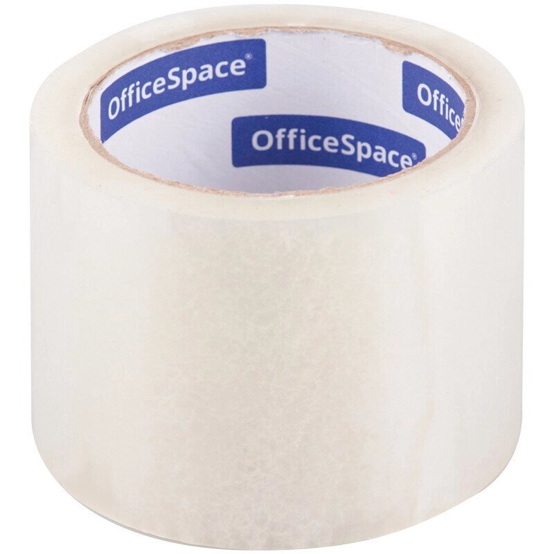Клейкая лента упаковочная OfficeSpace, 72мм*66м, 40мкм, прозрачная, ШК от компании Арсенал ОПТ - фото 1