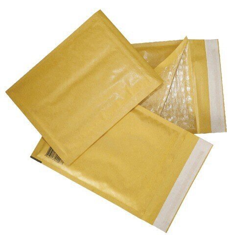 Конверт-пакет с прослойкой из пузырчатой пленки, комплект 10 шт., 240х330 мм, отрывная полоса, крафт-бумага, от компании Арсенал ОПТ - фото 1