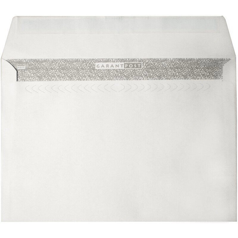 Конверт почтовый Garantpost C4 (229x324 мм) белый удаляемая лента (250 штук в упаковке) от компании Арсенал ОПТ - фото 1