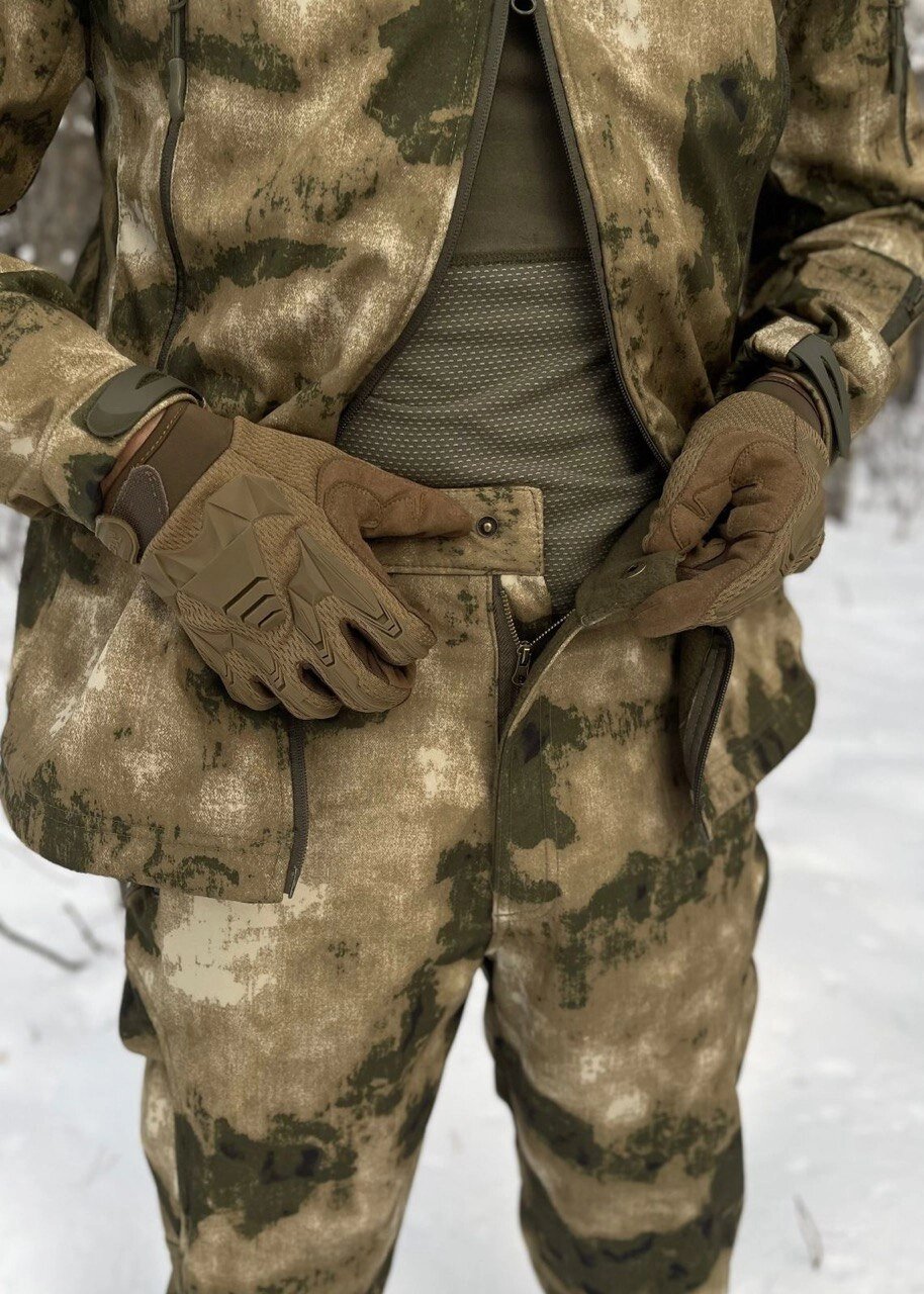 Костюм Softshell водоотталкивающий ESDY (мох) оптом от компании Арсенал ОПТ - фото 1