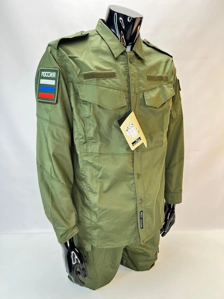 Костюм тактический А5.1.1 «Офицер» (брюки + рубашка), цвет Олива оптом от компании Арсенал ОПТ - фото 1