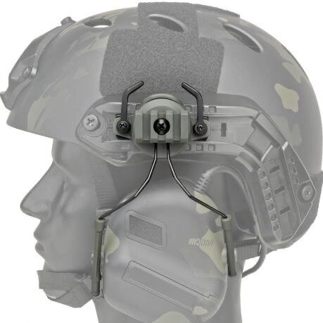 Крепление для активных наушников на шлем (олива) оптом от компании Арсенал ОПТ - фото 1