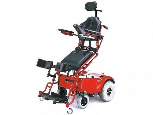 Кресло-коляска инвалидная с электроприводом (электрическая) - вертикализатор HERO 1 LY-EB103-220 от компании Арсенал ОПТ - фото 1