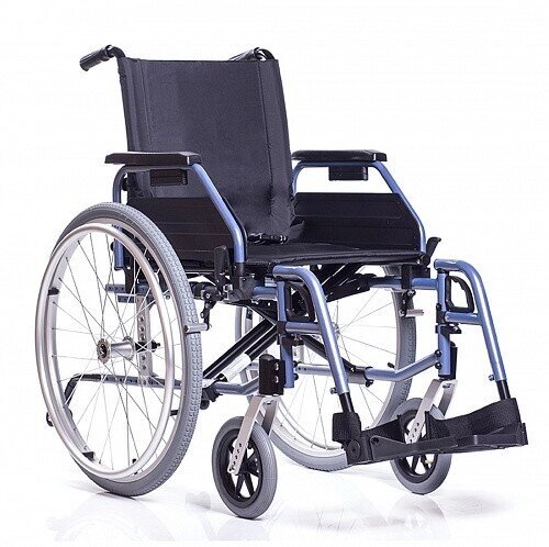 Кресло-коляска Ortonica BASE 195 18"PU (шир. сид. 46 см), с системой управления одной рукой от компании Арсенал ОПТ - фото 1
