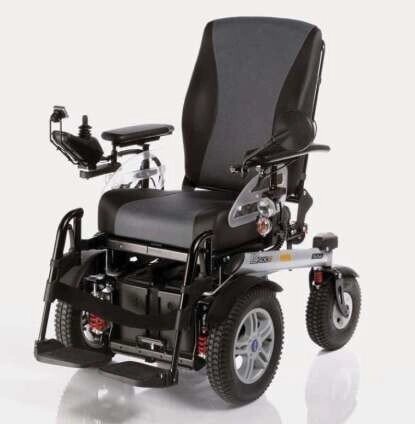 Кресло-коляска Отто Бокк B500S с электроприводом (38 см, голубой металлик) от компании Арсенал ОПТ - фото 1