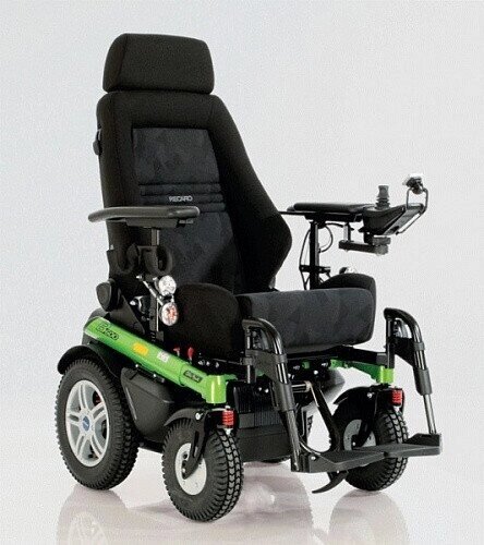 Кресло-коляска Отто Бокк B600 с электроприводом (38 см, красный металлик) от компании Арсенал ОПТ - фото 1