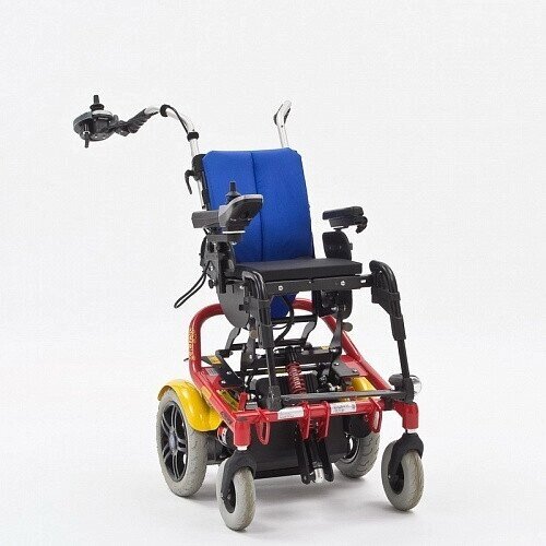 Кресло-коляска Отто Бокк Skippy с электроприводом (36 см, серебряный металлик)