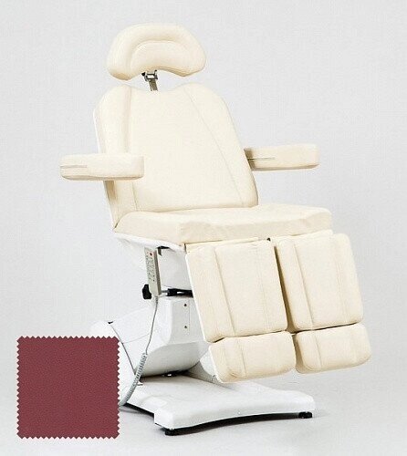 Кресло педикюрное SD-3869AS (бордо) от компании Арсенал ОПТ - фото 1