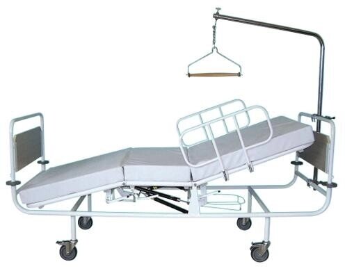 Кровать функциональная пятисекционная КФ4-03 СН50.03.01(90 см) эконом металл механическая от компании Арсенал ОПТ - фото 1