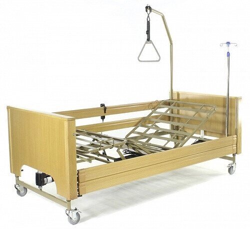 Кровать с электроприводом Belberg 1-194, 5 функц. ДЕРЕВО (матрас) от компании Арсенал ОПТ - фото 1