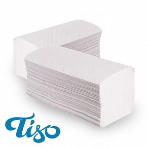 Листовые полотенца V 2-сл, 19 гр, Tiso-V180-2