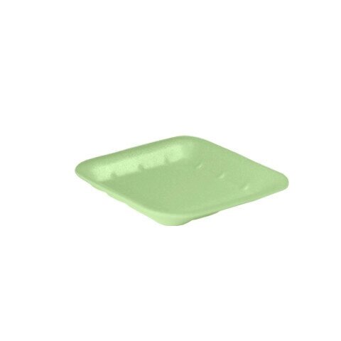 Лотки/подложки из вспененного полистирола для ручной упаковки зеленые  К-20 135х135х20 630шт/уп от компании Арсенал ОПТ - фото 1