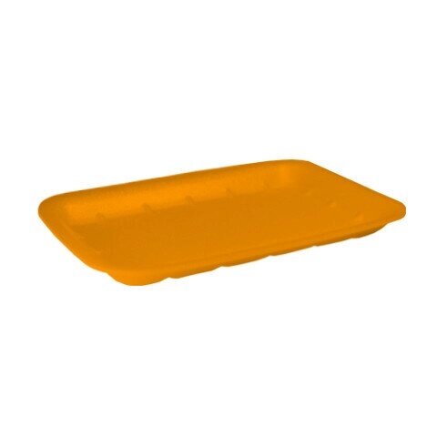 Лотокиз вспененного полистирола  для ручной упаковки оранжевые  А-25 180х135х25 300шт/уп от компании Арсенал ОПТ - фото 1